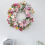 Spring Artificial Daisy Lavender Wreath Wildflower Summer Silk Wreaths 6
