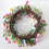 Spring Artificial Daisy Lavender Wreath Wildflower Summer Silk Wreaths 4