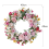 Spring Artificial Daisy Lavender Wreath Wildflower Summer Silk Wreaths 5