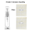 100Pcs 3ML Spray Bottle Small Cosmetic Packing Atomizer Perfume Bottle 8