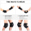 6Pcs Adult/Youth Knee Pads Elbow Wrist Guards Protective Gear Set for 3