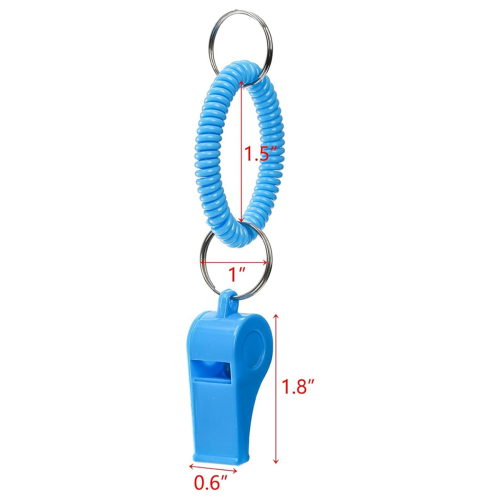 30 de fluiere sport cu brățară, fluiere din plastic cu elastic 2