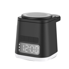 3 in 1 Charging Station,Alarm Clock,Night Light,Wireless Charging Dock