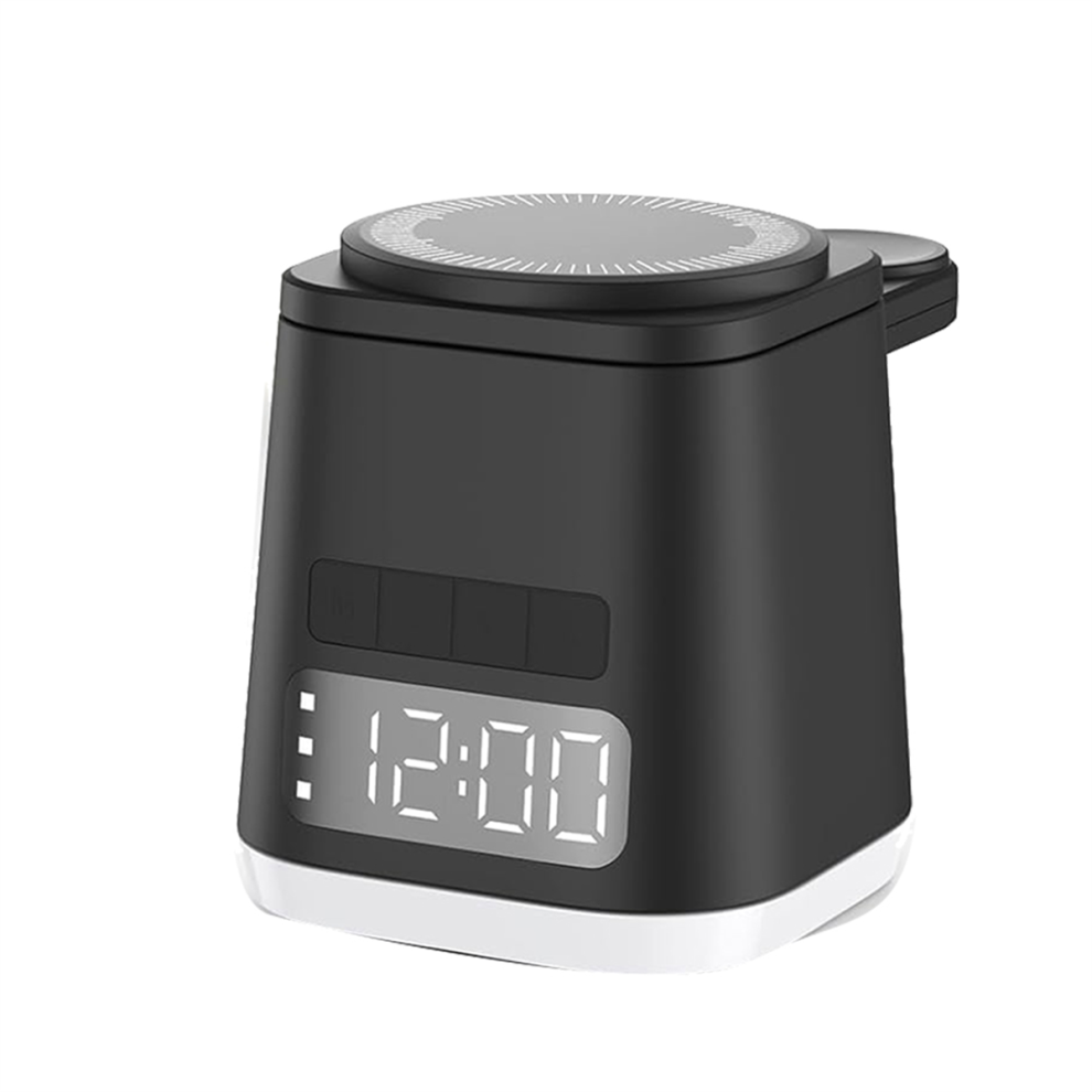3 In 1 Charging Station,Alarm Clock,Night ,Wireless Charging Dock Light 4851282112785