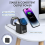 3 in 1 Charging Station,Alarm Clock,Night Light,Wireless Charging Dock 6