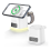 3 in 1 Charging Station,Alarm Clock,Night Light,Wireless Charging Dock 3