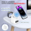3 in 1 Charging Station,Alarm Clock,Night Light,Wireless Charging Dock 5