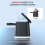 3 in 1 Charging Station,Alarm Clock,Night Light,Wireless Charging Dock 7