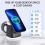 3 in 1 Charging Station,Alarm Clock,Night Light,Wireless Charging Dock 5