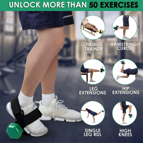 Dumbbell Foot Attachment Ankle Straps for Leg Exercise and Training 2