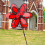 Lawn Decoration Wind Spinner Double Layer Pinwheels with Stake Eye Cat 6