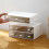 Compartmentalised Drawer Style Storage Box, Cosmetic Storage, Desktop 7