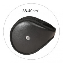 Winter Unisex Ear Muffs Plush Solid Color Thickened Sound Hole Windproof Faux Leather Folding Adjustable Earmuffs