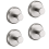4PCS No-Drill Hooks Shower Hooks Bathroom Glass Door Wall 304 Clothes 1