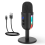 RGB Gaming Microphone for PC Computer Recording USB Condenser Micropho 2