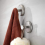 4PCS No-Drill Hooks Shower Hooks Bathroom Glass Door Wall 304 Clothes 5
