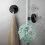 4PCS No-Drill Hooks Shower Hooks Bathroom Glass Door Wall 304 Clothes 4