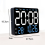 Electronic Wall Clock Temperature Date Display Table Clock Wall-Mounte 10