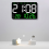 Electronic Wall Clock Temperature Date Display Table Clock Wall-Mounte 3