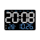 Electronic Wall Clock Temperature Date Display Table Clock Wall-Mounte 4