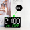 Electronic Wall Clock Temperature Date Display Table Clock Wall-Mounte 11
