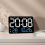 Electronic Wall Clock Temperature Date Display Table Clock Wall-Mounte 7