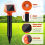 Solar Mole Repellent, Ultrasonic & Solar Powered Mouse Repellent, Wate 3