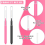 150 Pieces Mini Eyebrow Brush with Cap Brow Lamination Brush Eyebrow S 4