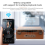 Retro CD-speler Bluetooth 5.0 Oplaadbaar Ingebouwde luidspreker Draagbaar M 2