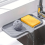 Self Draining Soap Bar Holder Silicone Kitchen Sink Soap Dish Tray Cou 9