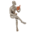 2PCS Reading Women Thinkers Statue Pulp Reading Women Figurine Modern 6