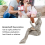 2PCS Reading Women Thinkers Statue Pulp Reading Women Figurine Modern 4
