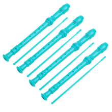 Green ABS Recorder 8-Hole Treble 8-Hole Children'S Entry-Level Flute I