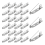 100 Pcs Brooch Pins,Secure Brooch Pin,Secure Back Clasp with Back Bar 2