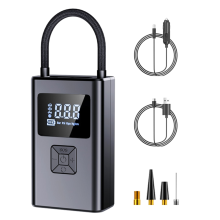 Compresor de aer portabil auto de 4000mAh, pompă electrică wireless de 150PSI pentru anvelope