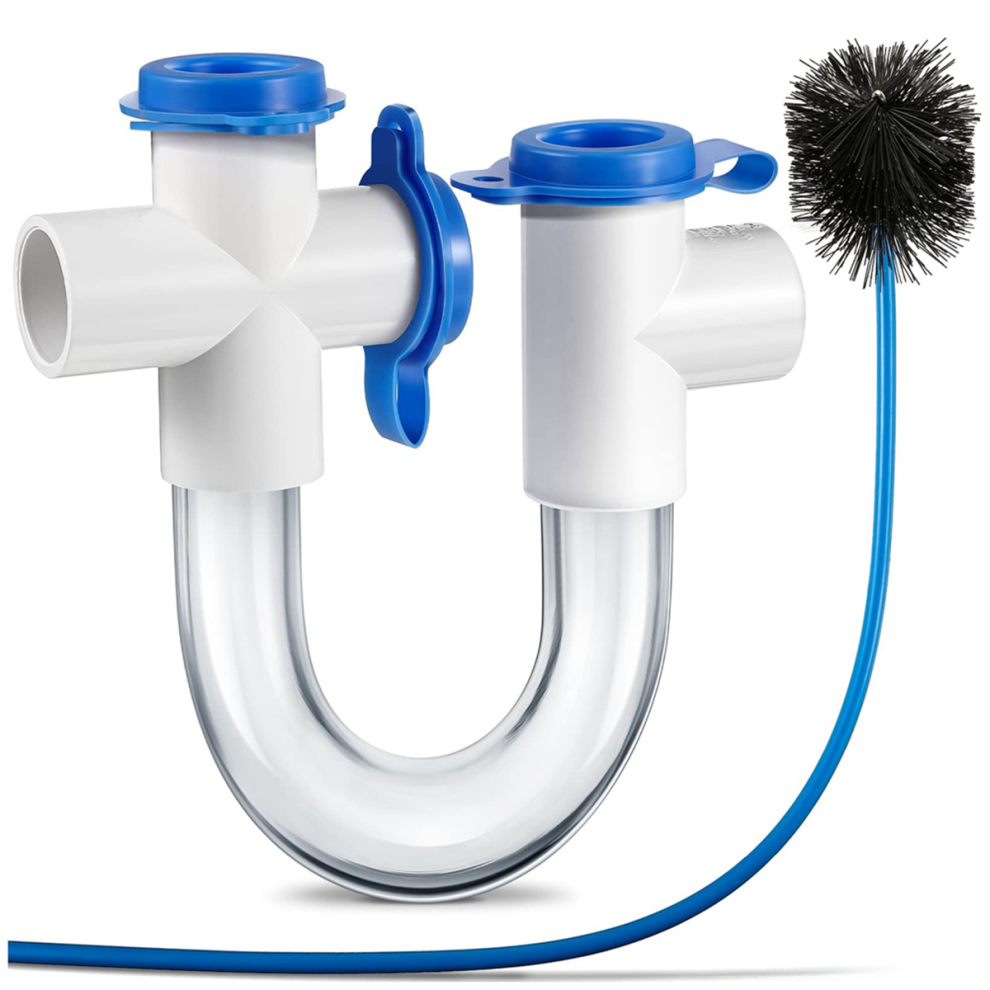 Typecat 3/4 Inch Condensate Collector, Pvc U-Shaped Collector For Hvac Air Con