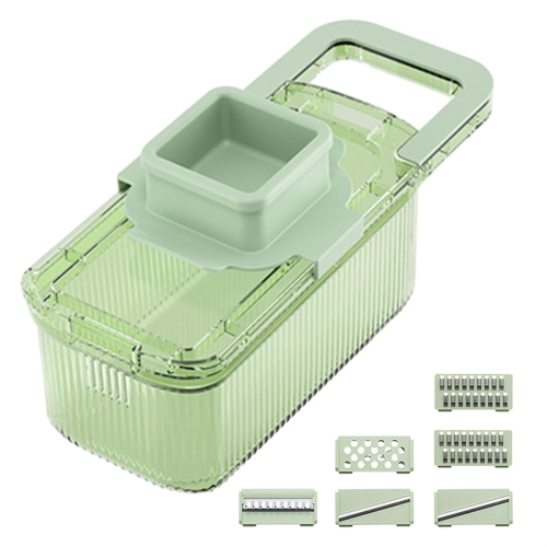 Vegetable Chopper, Shredders with Clear Container, Multifunctional Man