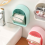 Punch-Free Storage Box Wall-Mounted Organizer Wall Mounted Flip Adhesi 5