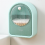 Punch-Free Storage Box Wall-Mounted Organizer Wall Mounted Flip Adhesi 6