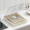 Organizer with Lid,Plastic Cutlery and Flatware Storage Box, Compartme 3