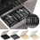 Organizer with Lid,Plastic Cutlery and Flatware Storage Box, Compartme 6