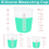 6 Pcs Silicone Cup Set, 500ml, 250ml and 125ml for Epoxy Silicone Meas 3