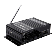AK380 Bluetooth erősítő HiFi Audio Karaoke 2 csatornás házimozi Am