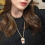 Silver Necklace Style, Exquisite Diamond-Encrusted Referee Whistle, Cu 6
