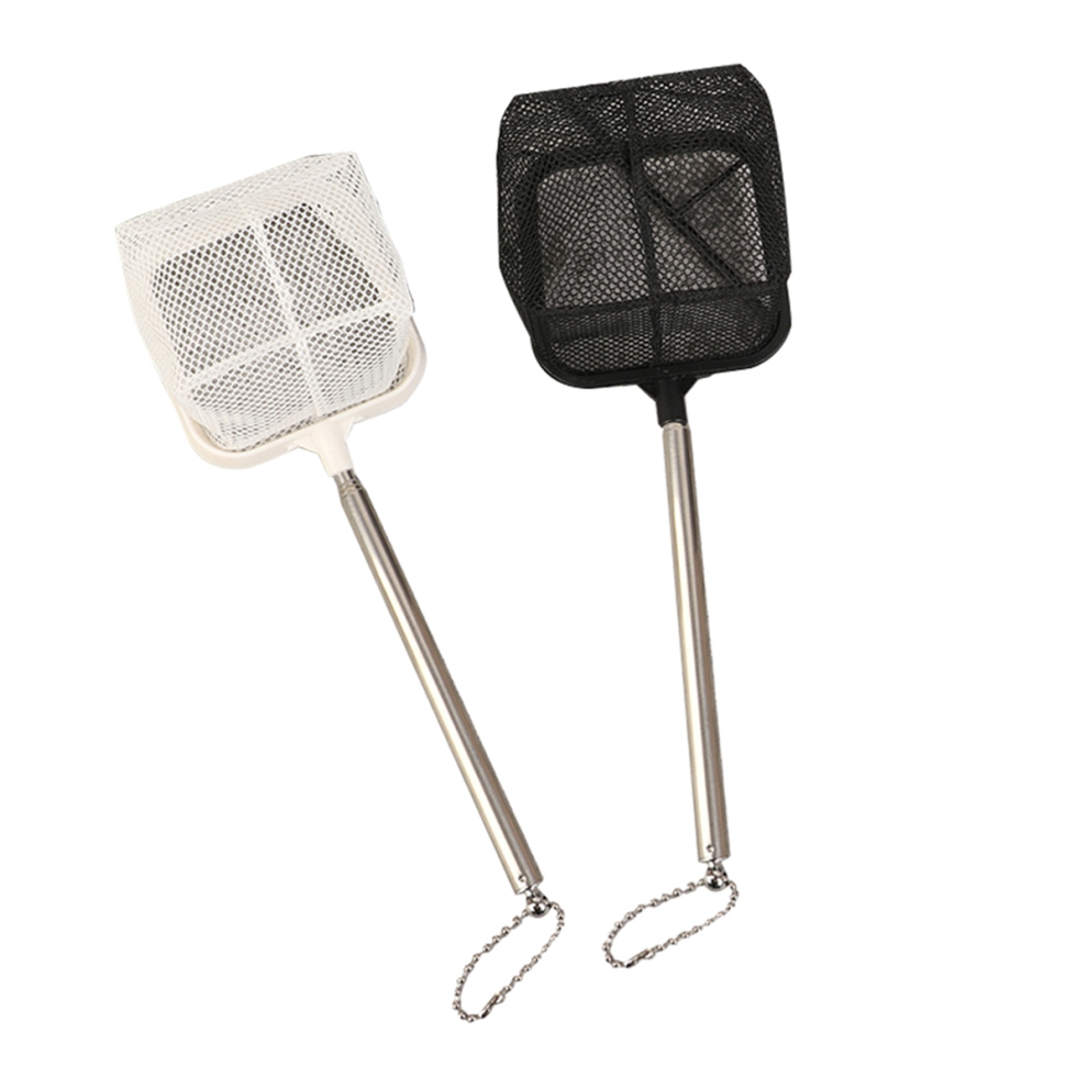 Typecat Aquarium Square Fishing Net Extendable Long Handle Fishing Gear For Ca