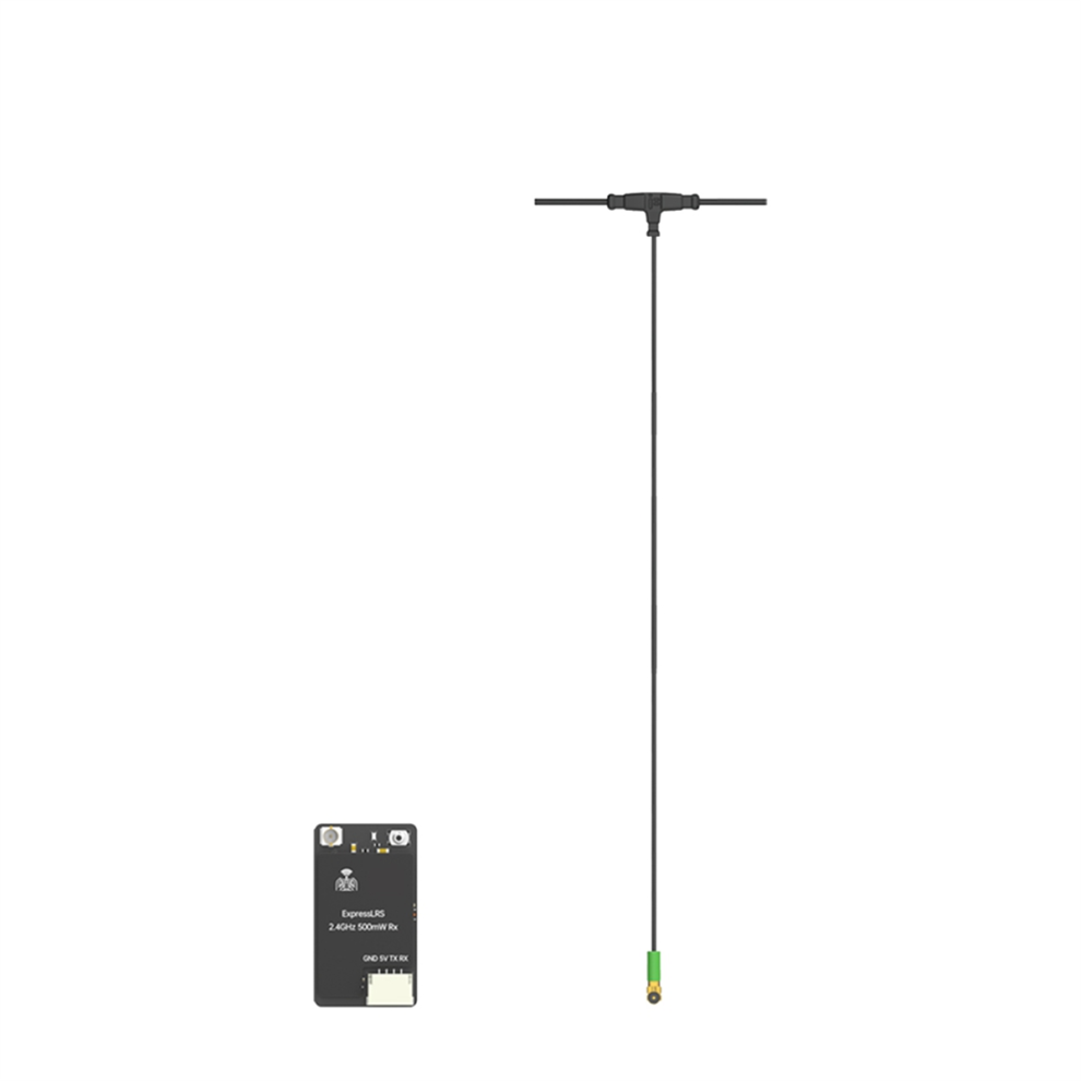 Expresslrs Elrs 2,4 Ghz 500 Mw Rx-Ontvanger Met 220 Mm Mini-Antenne Voor R-image