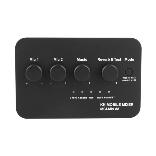 Digital Audio Sound Machine AUX IN/OUT BT Connection Dual Mic Inputs K 1