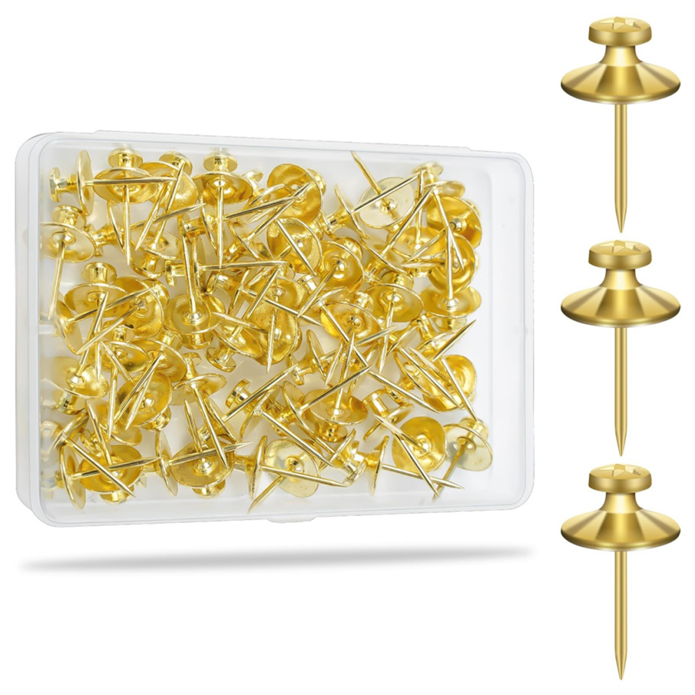 60Pcs Double Headed Nails For Hanging Pictures, Wall Hangers Without N 4851282121473