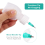 6 Pcs Glue Applicator Bottles, 30ml Plastic Squeezable Dropper Bottles 4