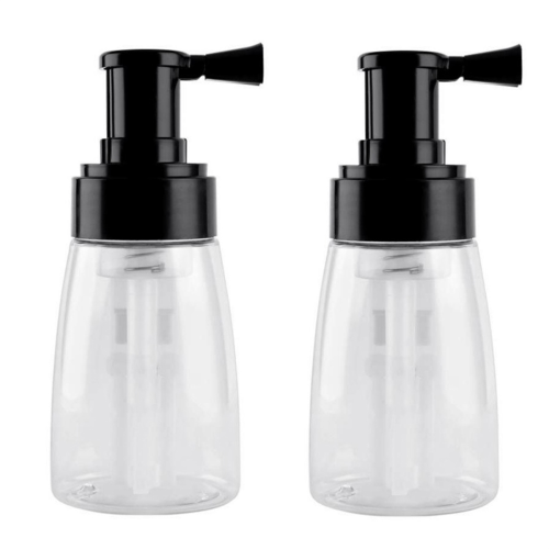 Μαύρο μπουκάλι ψεκασμού κομμωτηρίου 180ml για κομμωτήριο, φορητό μπουκάλι σκόνης 2